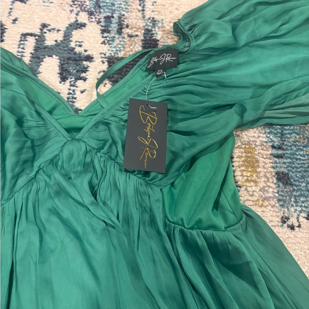 Boutique Emerald Green Dress